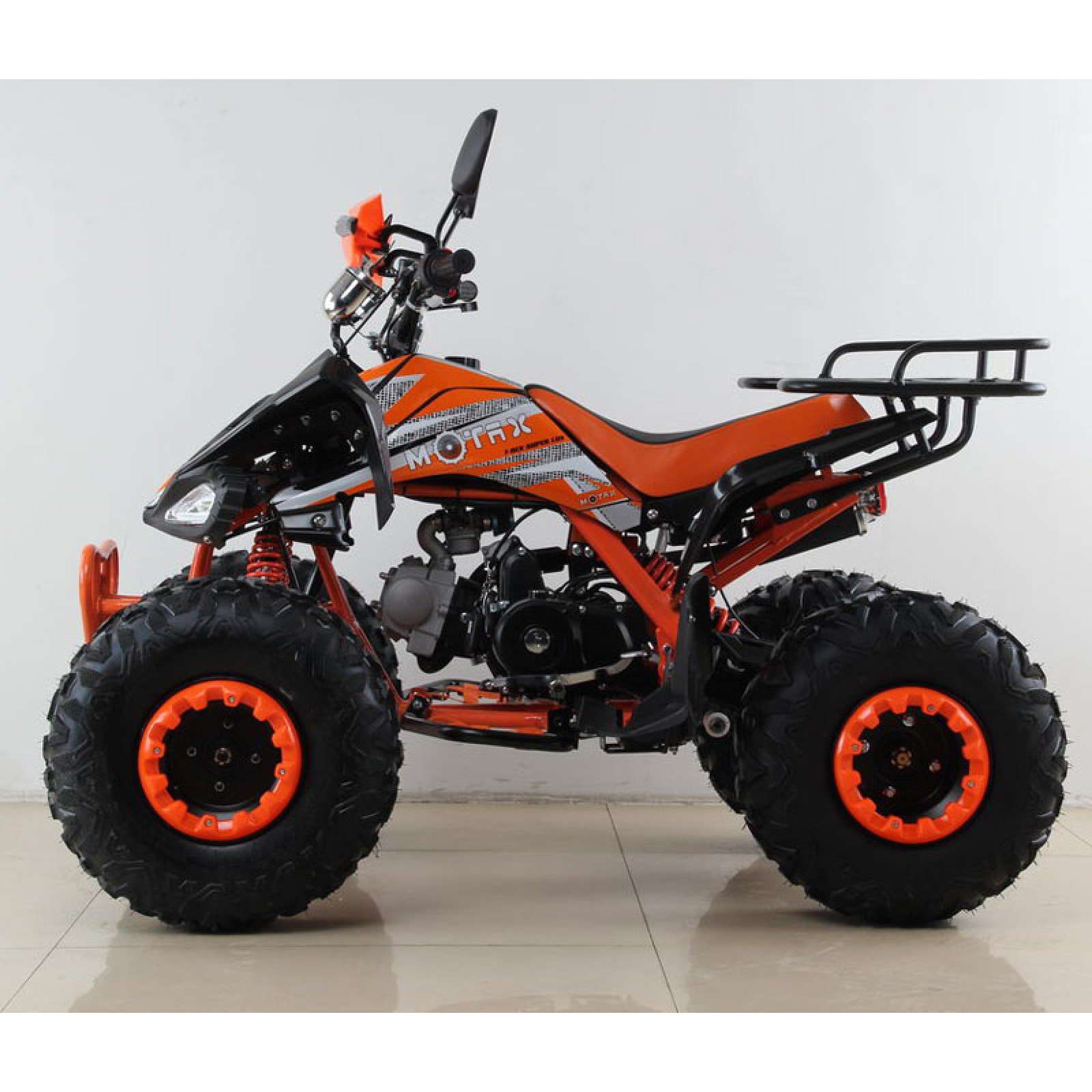 Квадроцикл motax atv 125. MOTAX T-Rex 125 Lux. MOTAX atv t-Rex Lux 125 СС. MOTAX квадроцикл atv t-Rex Lux 125cc. Квадроцикл бензиновый MOTAX atv t-Rex Lux 125 cc, бело-оранжевый.